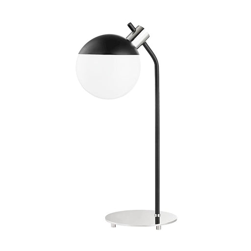 Mitzi Miranda 1 Light Table Lamp, Nickel/Soft Black/White - HL573201-PN-SBK