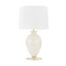 Mitzi Laney 1 Light Table Lamp, Aged Brass/White - HL582201-AGB