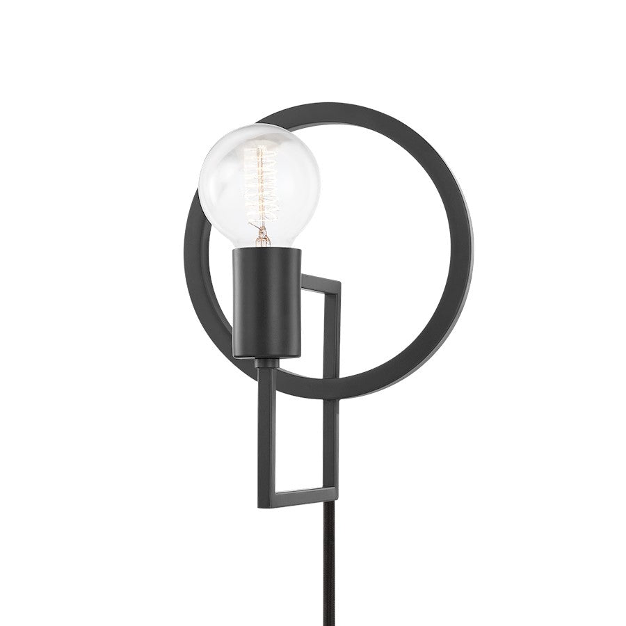 1 Light Plug-In Wall Sconce