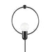 Mitzi Darcy 1 Light Plug-in Sconce, Soft Black - HL638201-SBK