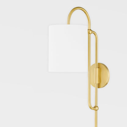 1 Light Plug-In Wall Sconce