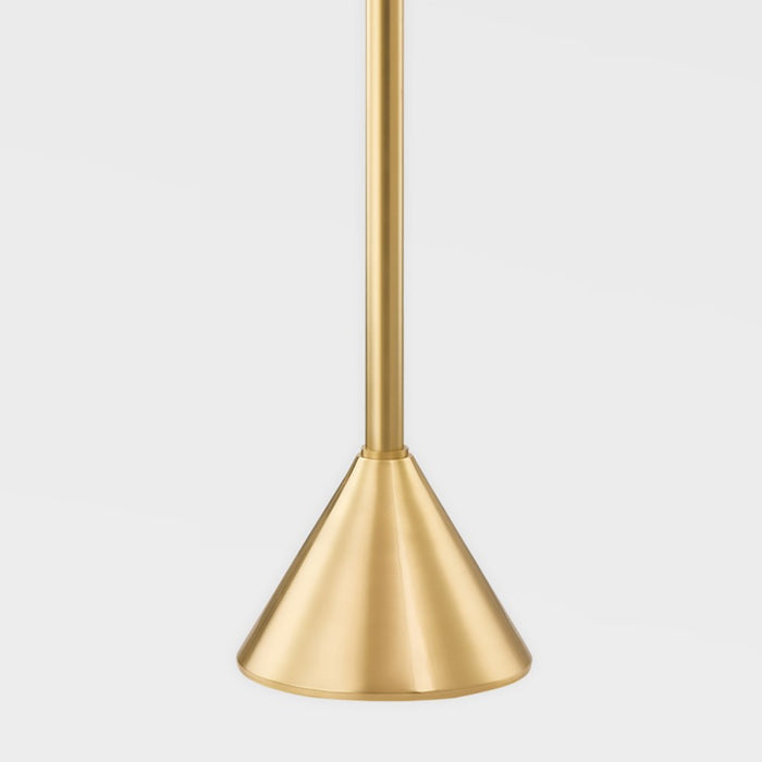 Mitzi Twiggy 3 Light Floor Lamp, Aged Brass