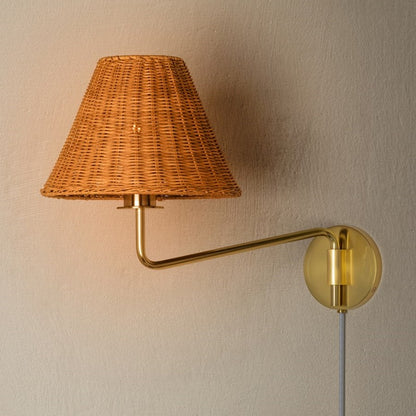 2 Light Plug-In Wall Sconce