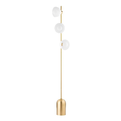 Mitzi Belle 3 Light Floor Lamp, Aged Brass - HL724403-AGB