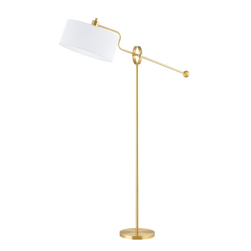 Mitzi Libby 1 Light Floor Lamp, Aged Brass - HL744401-AGB