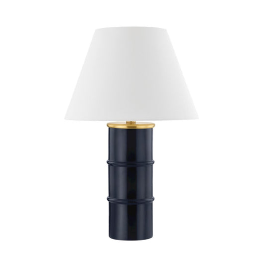 Mitzi Banyan 1 Light Table Lamp, Aged Brass/White - HL759201-AGB-CGN