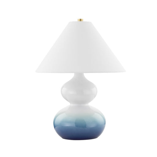 Mitzi Aimee 1 Light Table Lamp, Aged Brass/White - HL764201-AGB-COB
