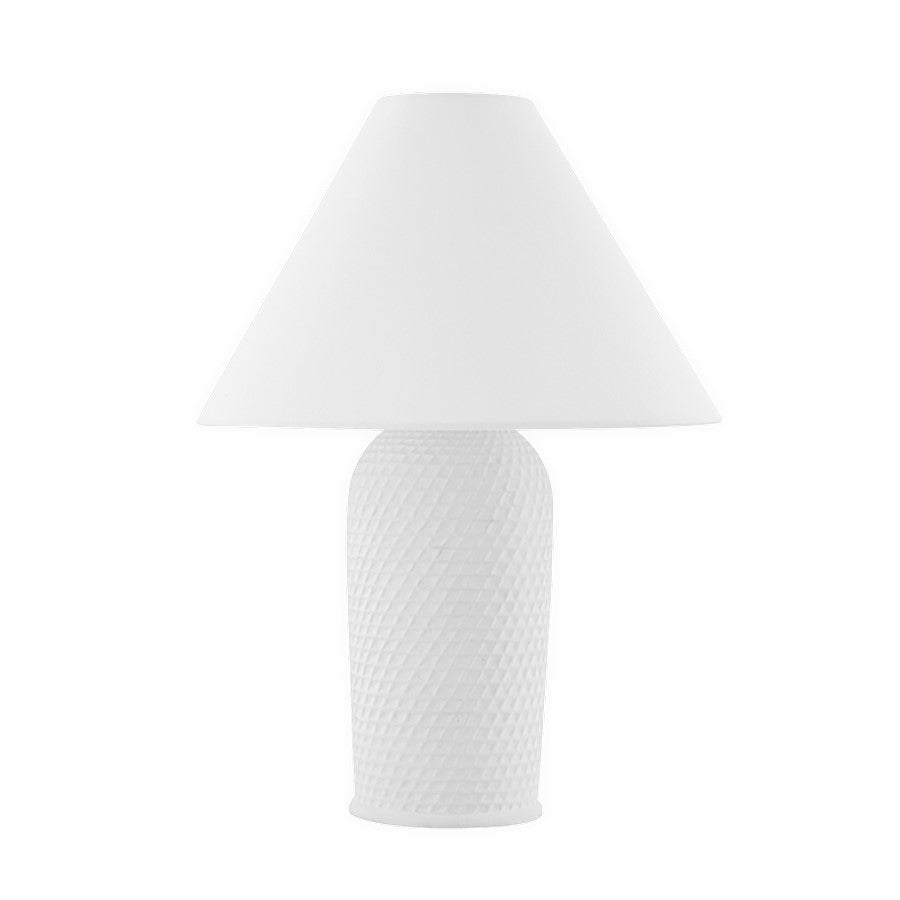 Mitzi Susie 1 Light Table Lamp, Aged Brass/White - HL767201-AGB-CTW