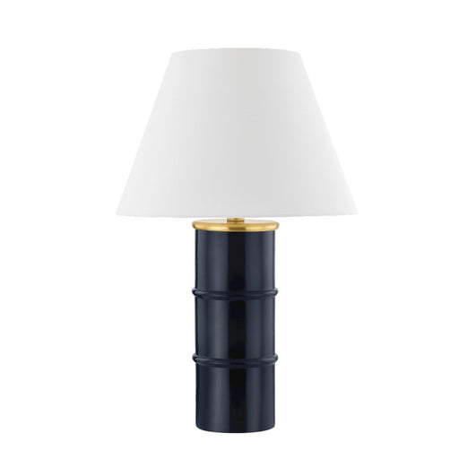 Mitzi Helena 1 Light Table Lamp, Brass/Ceramic White Speck - HL775201-AGB-CWK