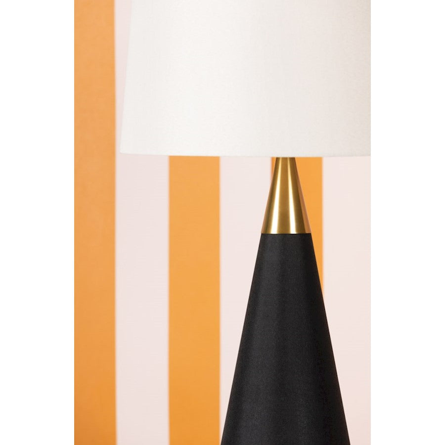 Jen Table Lamp, Aged Brass