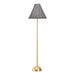 Mitzi Destiny 1 Light Floor Lamp, Aged Brass/Gray - HL825401-AGB