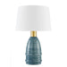 Mitzi Tenley 1 Light Table Lamp, Brass/Inchyra Blue/White - HL887201-AGB-CYB
