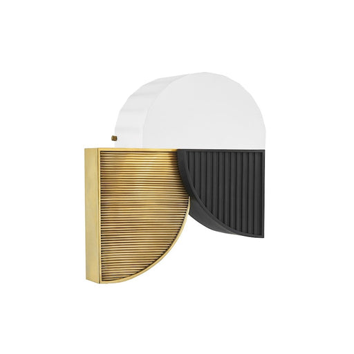 Hudson Valley Construct 2 Light Wall Sconce, Aged Brass - KBS1428102-AGB