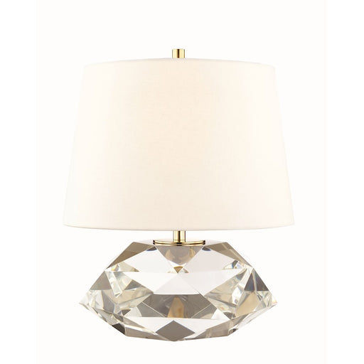 Hudson Valley Henley 1 Light Table Lamp in Clear Crystal - L1038-AGB