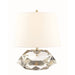 Hudson Valley Henley 1 Light Table Lamp in Clear Crystal - L1038-AGB