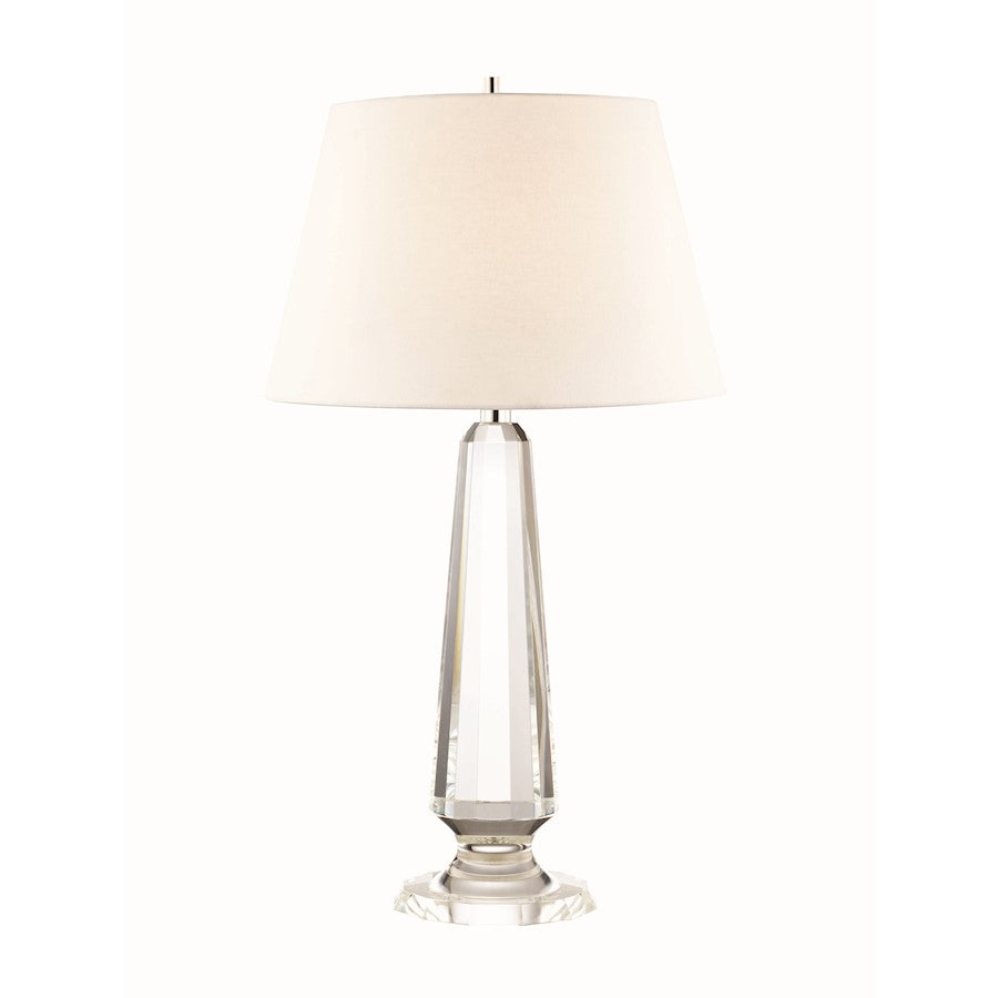 Hudson Valley Hazlitt 1 Light Table Lamp in Polished Nickel - L1052-PN