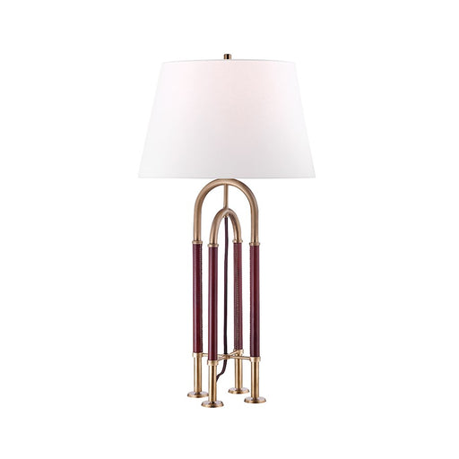 Hudson Valley Arnett 1 Light Table Lamp, Aged Brass - L1132-AGB