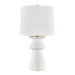 Hudson Valley Amagansett 1 Light Table Lamp, Ivory/White Linen - L1419-IV