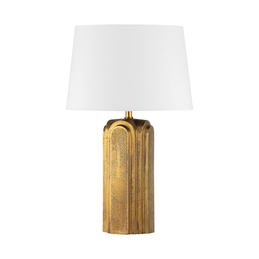 Hudson Valley Bergman 1 Light Table Lamp, Aged Brass - L1911-AGB