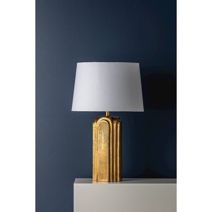 Bergman Table Lamp, Aged Brass