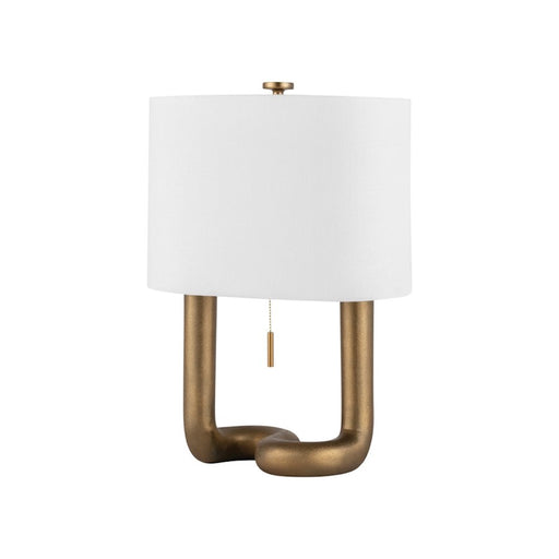 Hudson Valley Armonk 1 Light Table Lamp, Aged Brass - L1924-AGB
