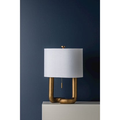 Armonk Table Lamp, Aged Brass