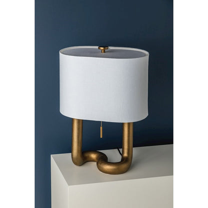 Armonk Table Lamp, Aged Brass