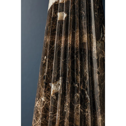 Fanny Table Lamp, Aged Brass/White