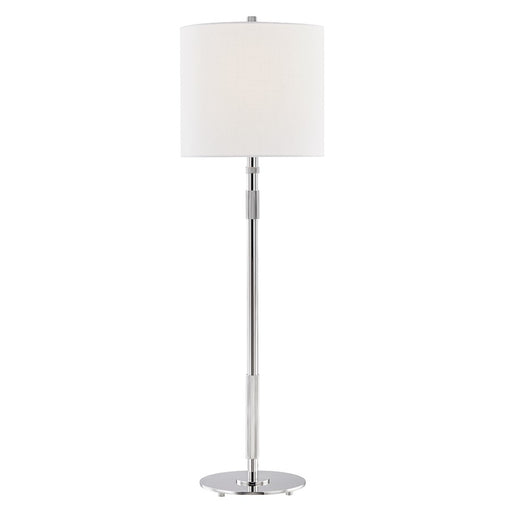 Hudson Valley Bowery 1 Light Table Lamp, Polished Nickel - L3720-PN