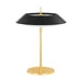 Hudson Valley Westport 3Lt Table Lamp, Brass/Black/Opal Matte - L4323-AGB-SBK