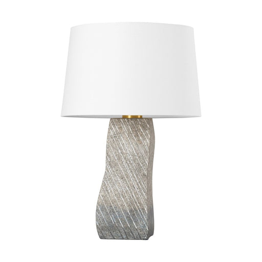 Hudson Valley Raiden 1Lt Table Lamp, Brass/Ceramic White/White - L4629-AGB-CDW