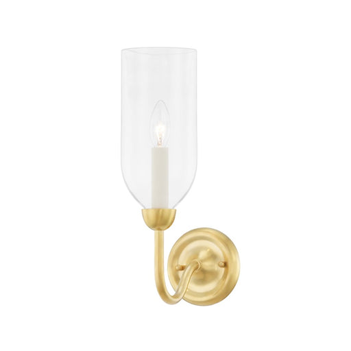 Hudson Valley Classic No.1 1 Light Wall Sconce, Aged Brass - MDS111-AGB