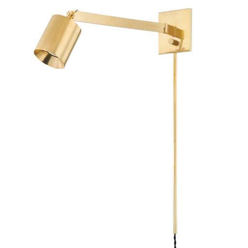 Hudson Valley Highgrove 1 Light Portable Sconce, Aged Brass - MDS1701-AGB