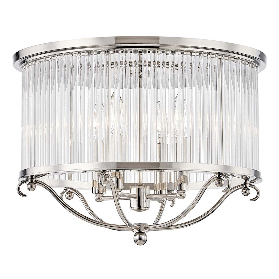 Hudson Valley Glass Light Semi-Flush