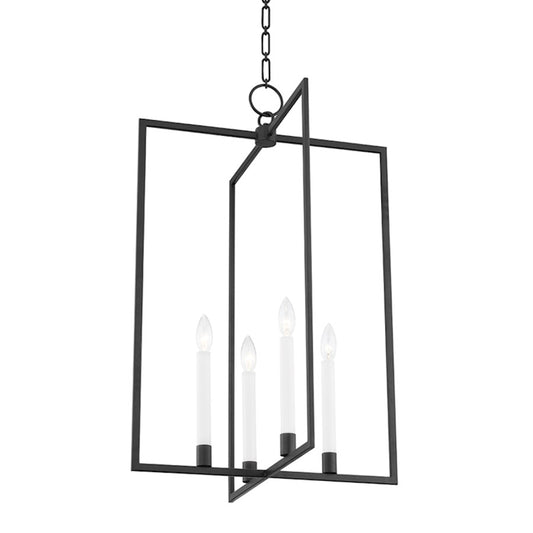 Hudson Valley Middleborough 4 Light Large Pendant, Aged Iron - MDS422-AI