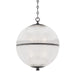 Hudson Valley Sphere No. 3 1 Light Large Pendant, Distressed Bronze - MDS801-DB
