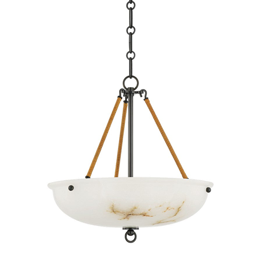 Hudson Valley Somerset 3 Light Pendant, Distressed Bronze - MDS811-DB