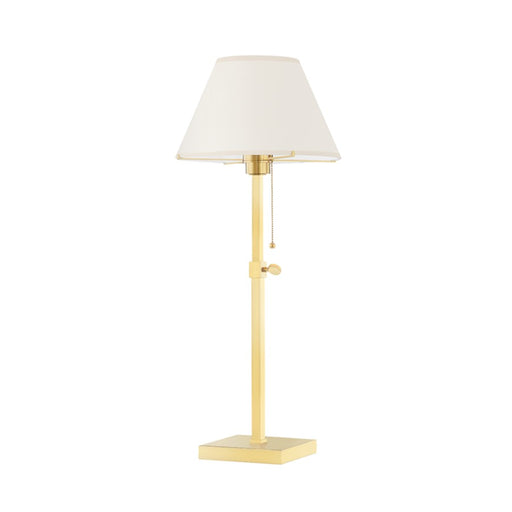 Hudson Valley Leeds 1 Light Table Lamp, Aged Brass - MDSL132-AGB