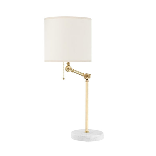 Hudson Valley Essex 1 Light Table Lamp, Aged Brass - MDSL150-AGB