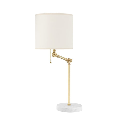 Hudson Valley Essex 1 Light Table Lamp, Aged Brass - MDSL150-AGB