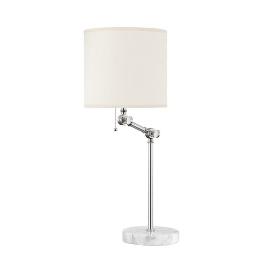 Hudson Valley Essex 1 Light Table Lamp, Polished Nickel - MDSL150-PN