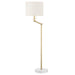 Hudson Valley Essex 2 Light Floor Lamp, Aged Brass - MDSL151-AGB