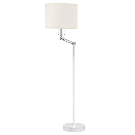 Hudson Valley Essex 2 Light Floor Lamp, Polished Nickel - MDSL151-PN