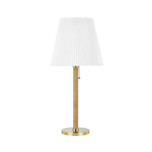Hudson Valley Dorset 1 Light Table Lamp, Aged Brass - MDSL513-AGB