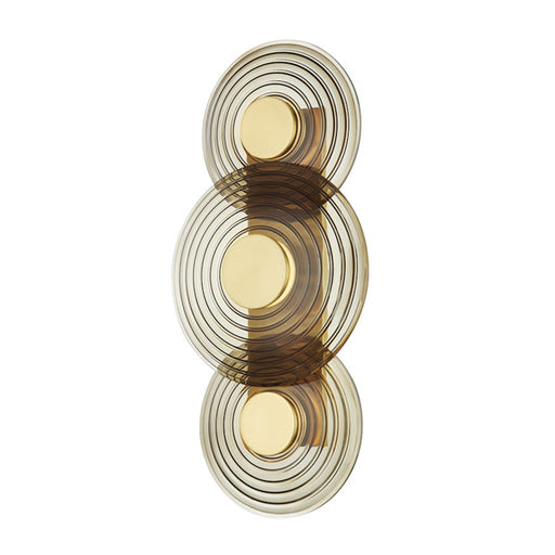 Hudson Valley Griston 3 Light Wall Sconce in Aged Brass - PI1892103-AGB