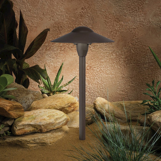 Kichler Path & Spread Light, Textured Architectural Bronze