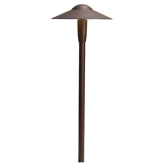 Kichler Design Pro LED Dome Path Light, Textured Architectural Bronze