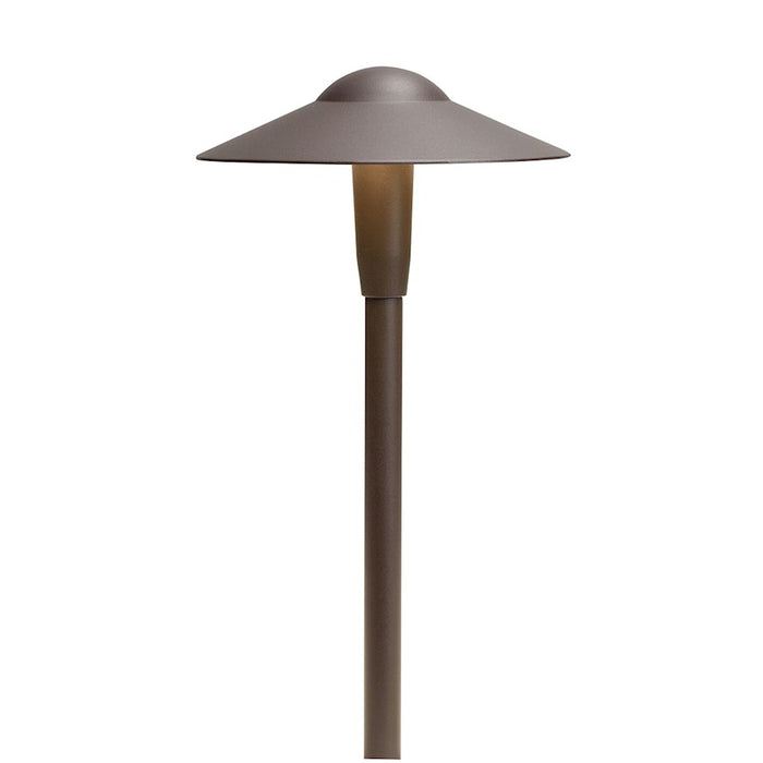 Kichler Design Pro LED Dome Path Light, Textured Architectural Bronze