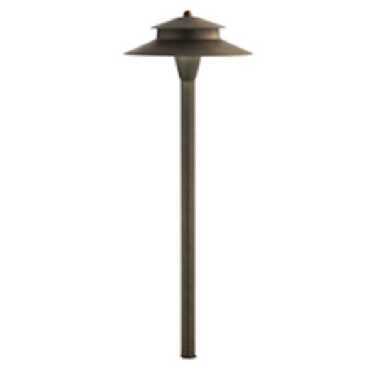 Kichler Mission LED Path Light, Centennial Brass