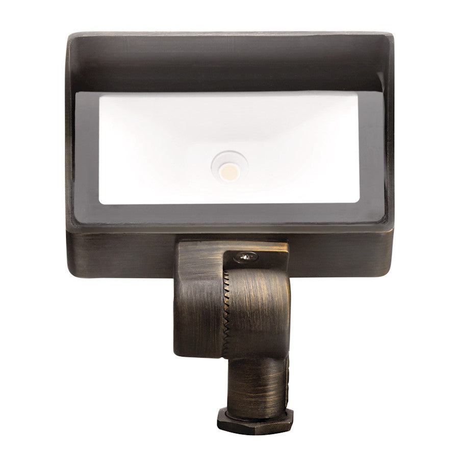 Kichler LED Integrated Wash Mini VLO Flood 27K, Centennial Brass - 16026CBR27